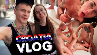 ChihuahuaSU VLOG. OMG! Croatia was crazy. Threesome with a newly met guy