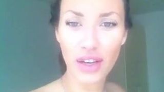 German serbian girl show her boobs and pussy